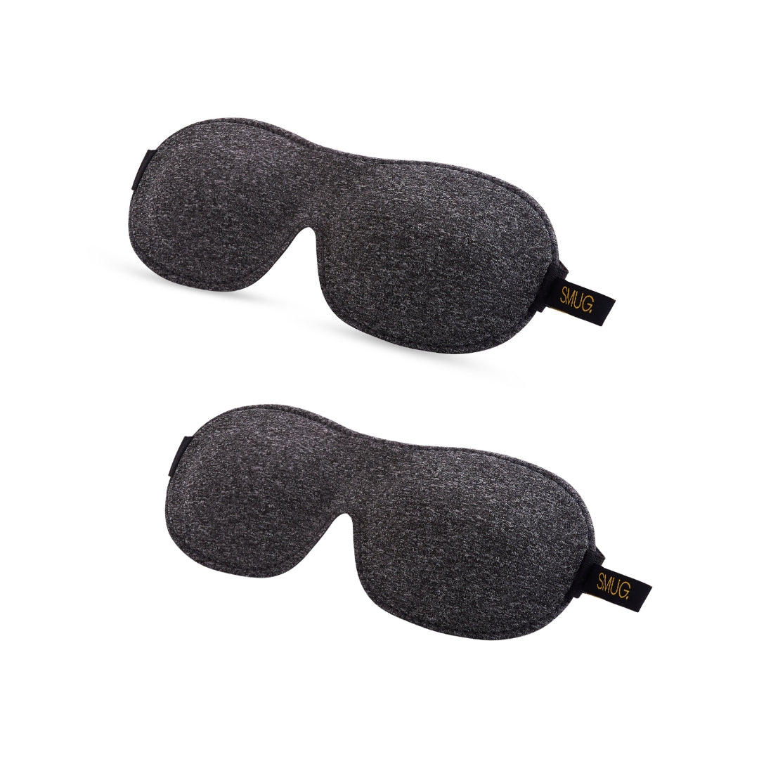 Contoured Sleep Mask Twin Pack Sets in Various Designs