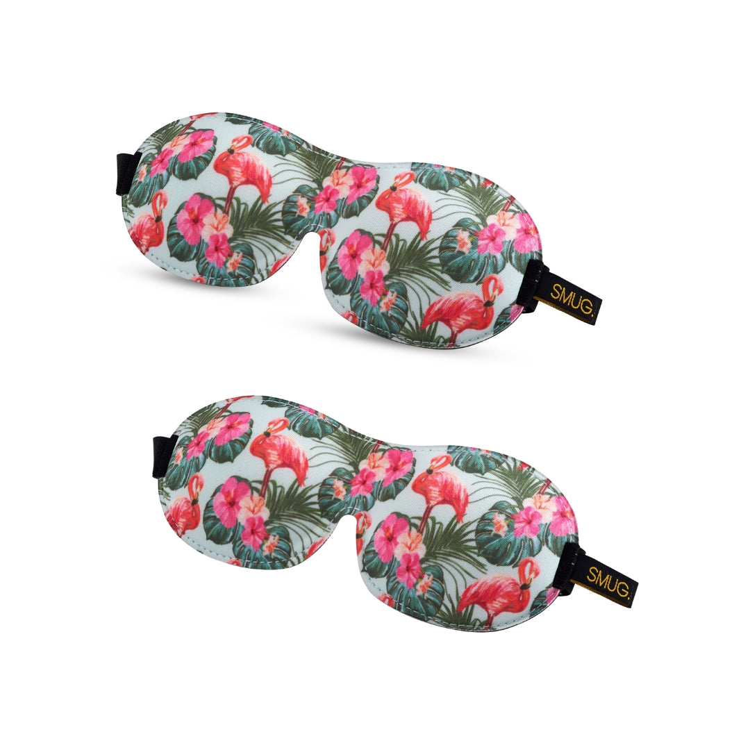 Contoured Sleep Mask Twin Pack Sets in Various Designs