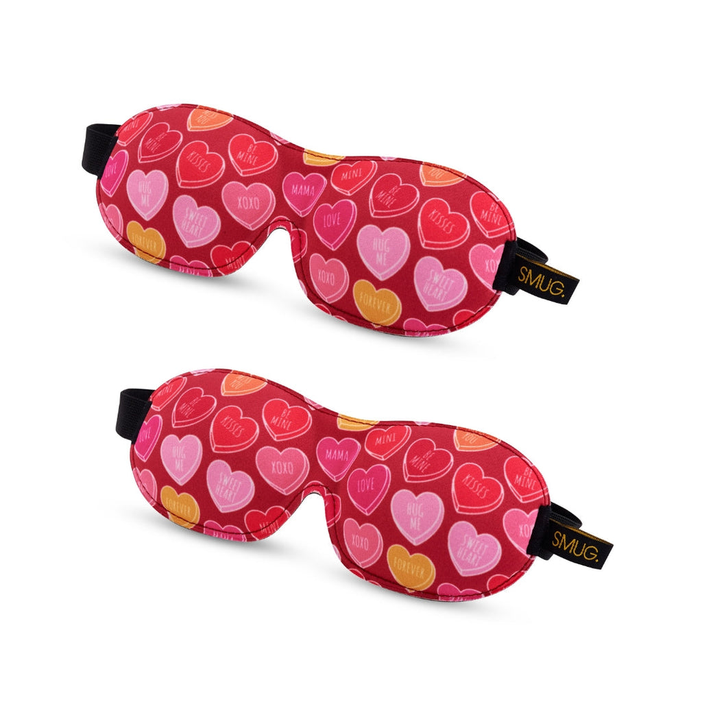 Contoured Sleep Mask Twin Pack Sets in Various Designs