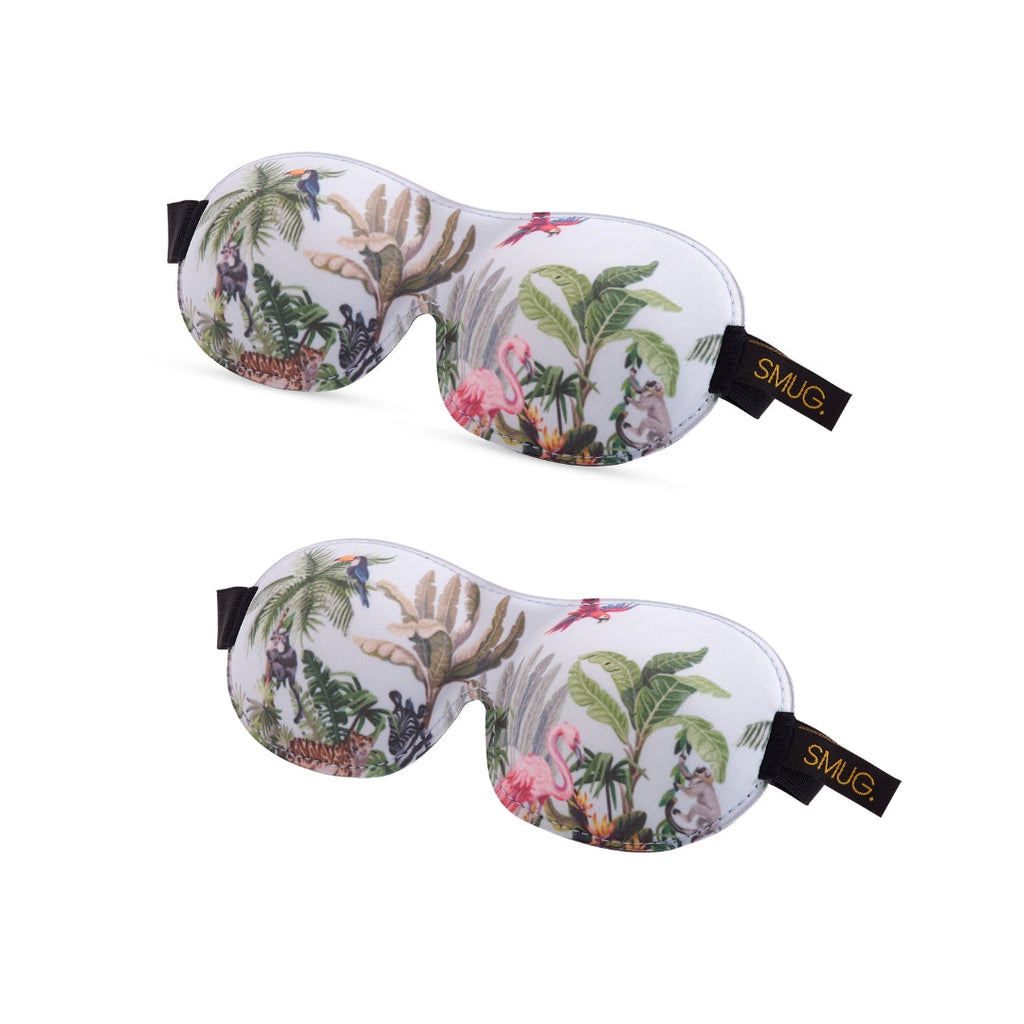 Contoured Sleep Mask Twin Pack Sets in Various Designs