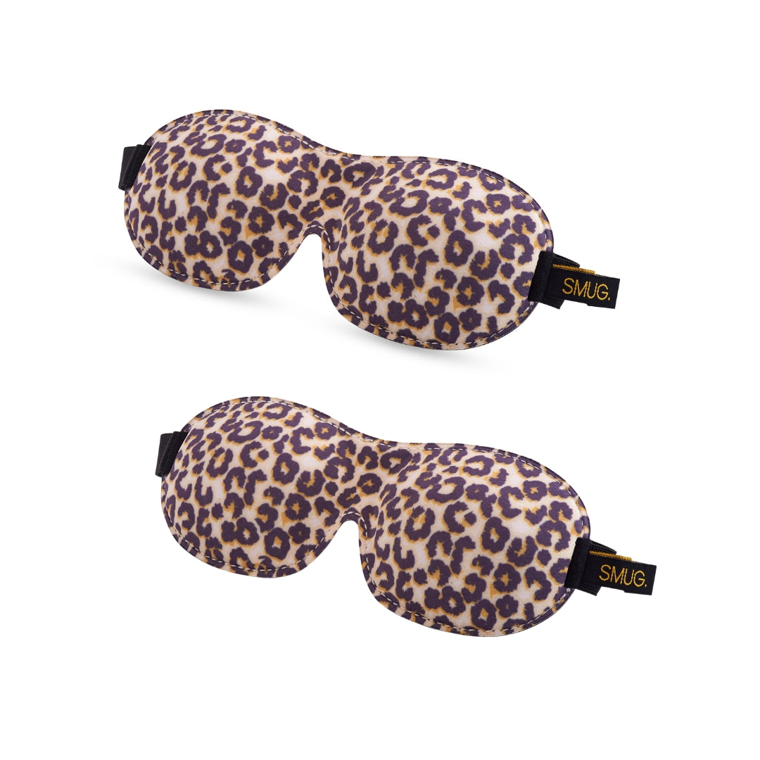 Contoured Sleep Mask Twin Pack Sets in Various Designs
