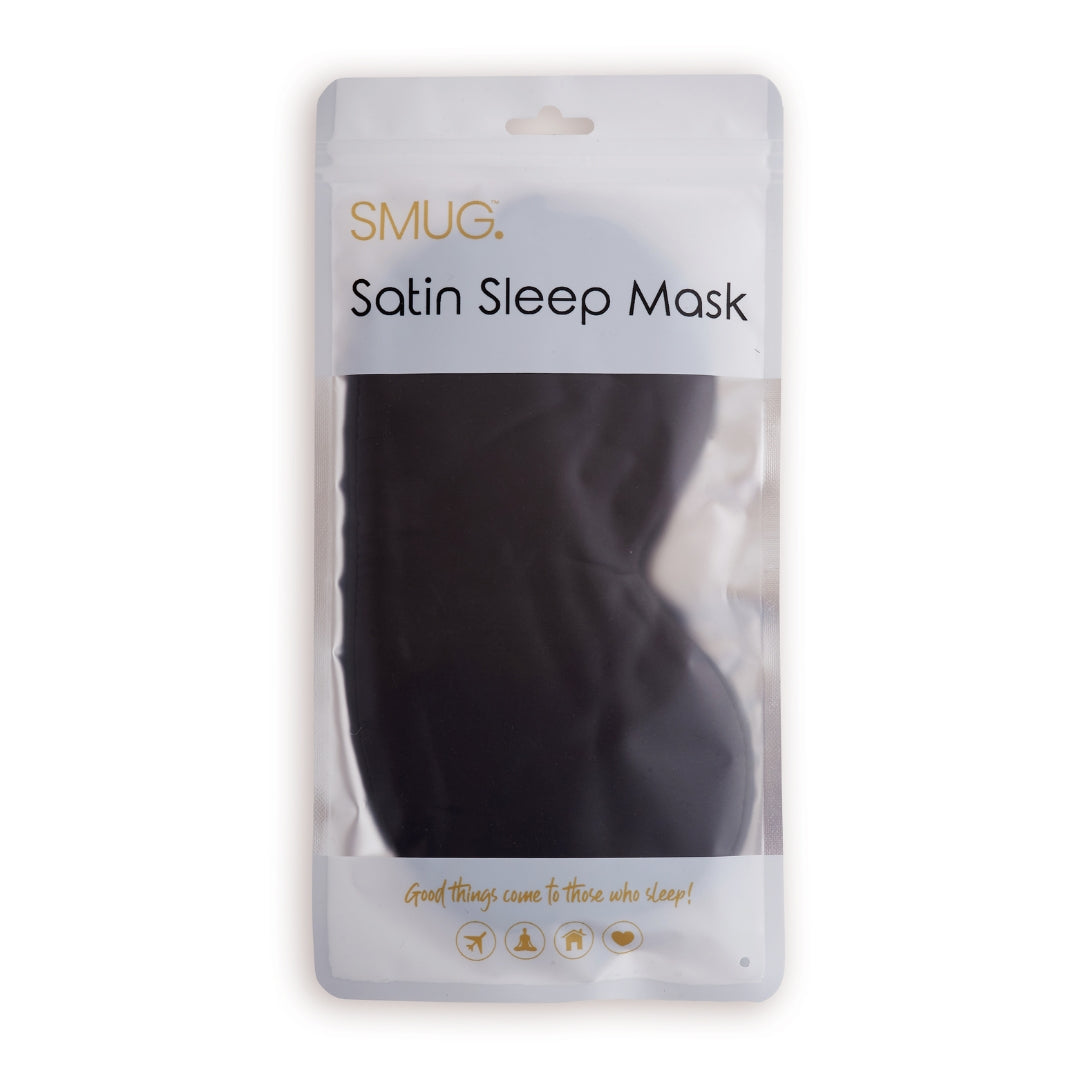 Black Satin Sleep Mask