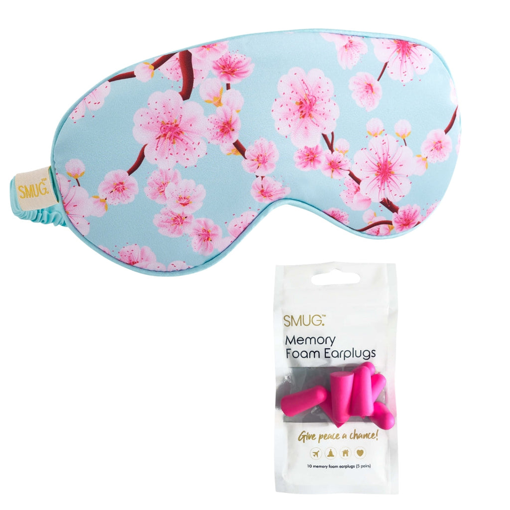 Cherry Blossom Satin Sleep Mask