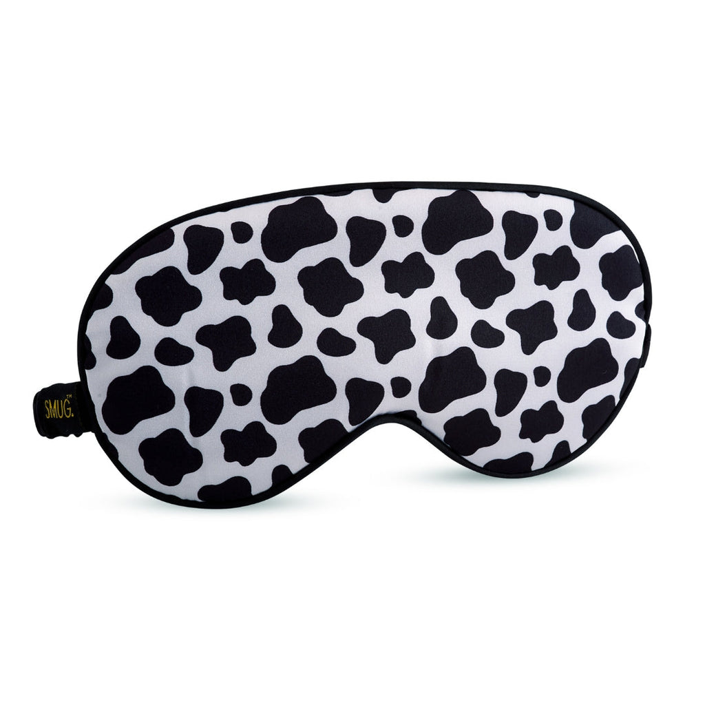 Cow Print Satin Sleep Mask