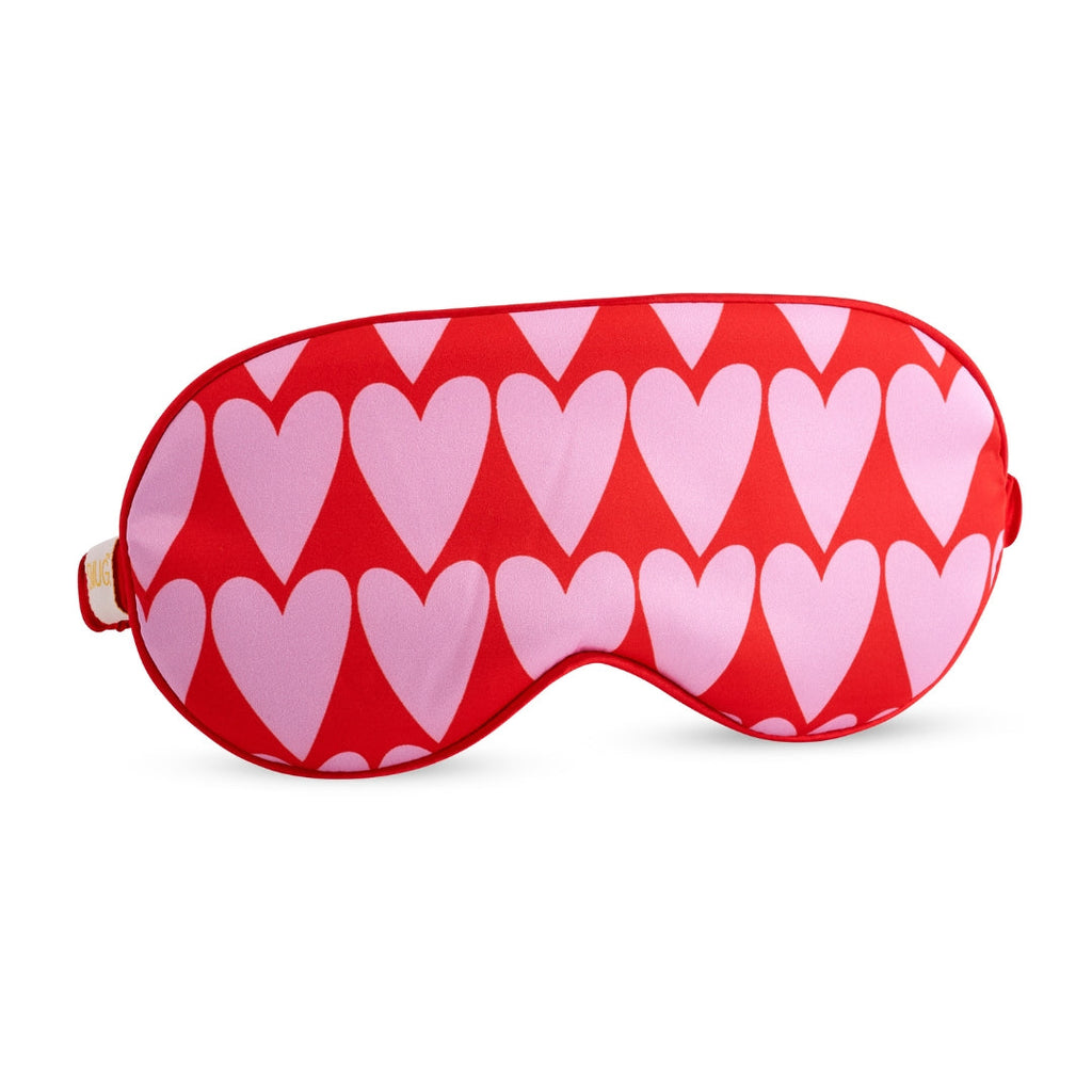 Satin Sleep Mask in Longheart Print