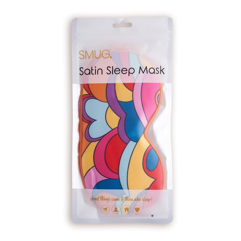 Satin Sleep Mask in Lucy in the Sky Print