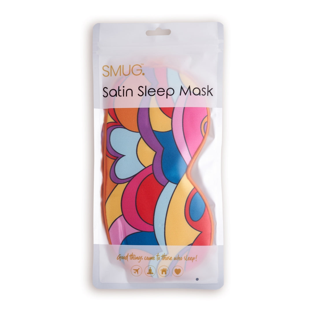 Satin Sleep Mask in Lucy in the Sky Print