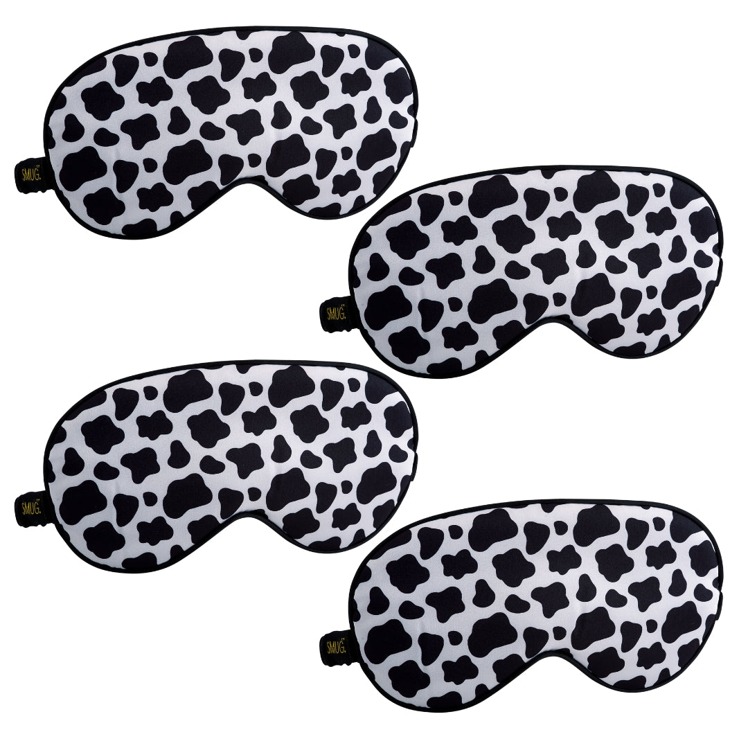 Satin Sleep Mask Multipack Set of 4 Assorted Designs