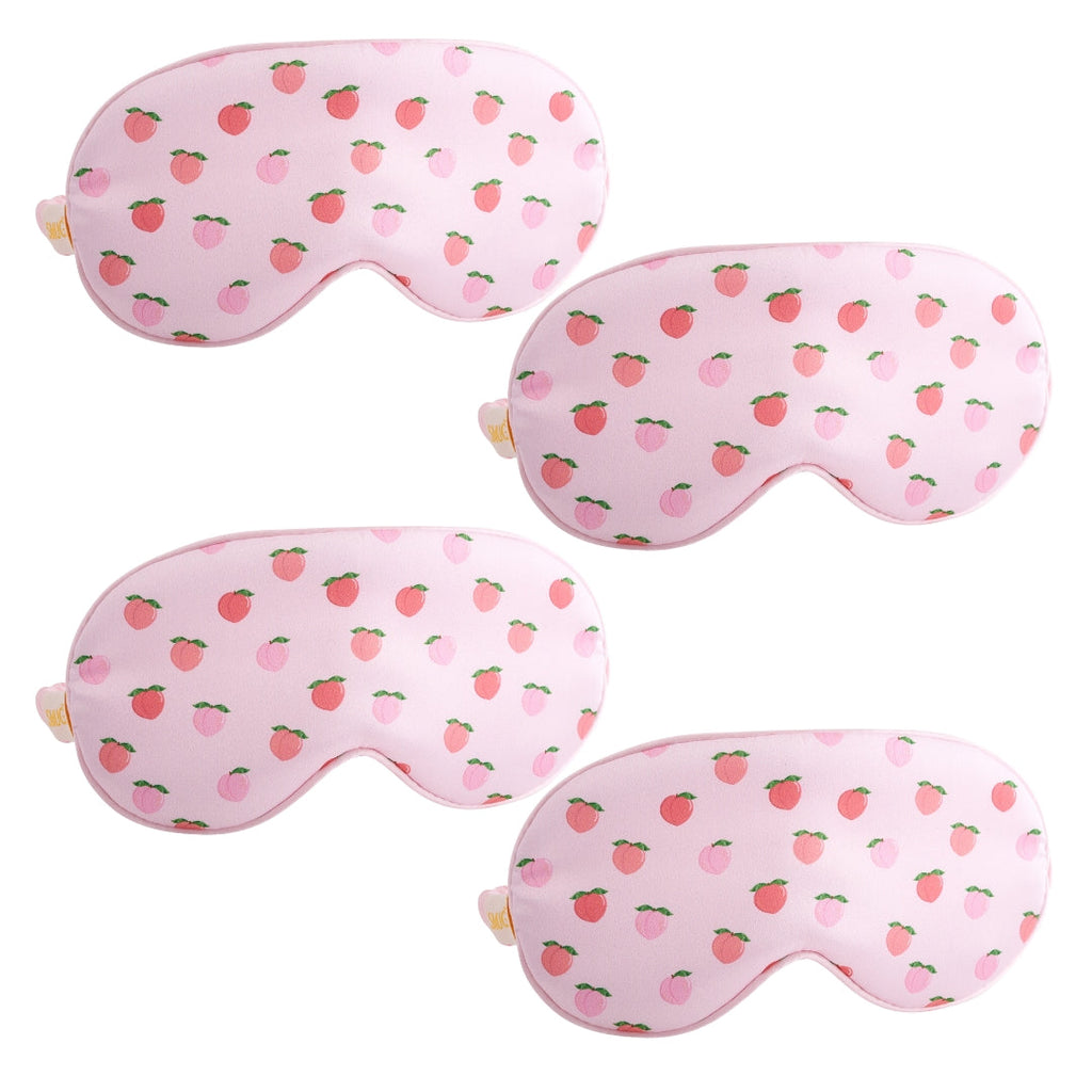 Satin Sleep Mask Multipack Set of 4 Assorted Designs