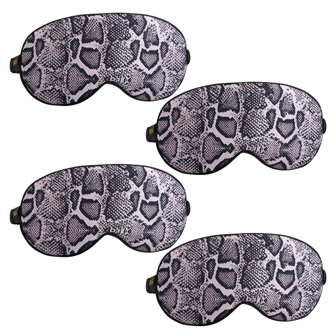 Satin Sleep Mask Multipack Set of 4 Assorted Designs