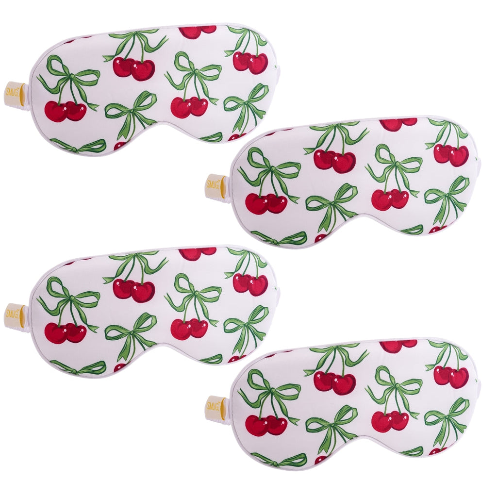 Satin Sleep Mask Multipack Set of 4 Assorted Designs
