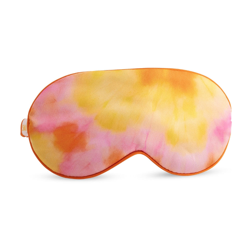 Orange Tie Dye Satin Sleep Mask