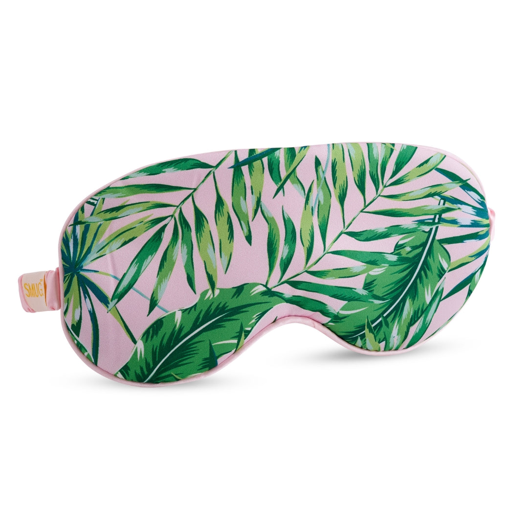 Satin Sleep Mask in Palm Print