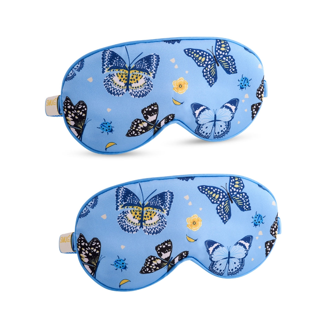Satin Sleep Mask Twin Pack Sets in Various Designs