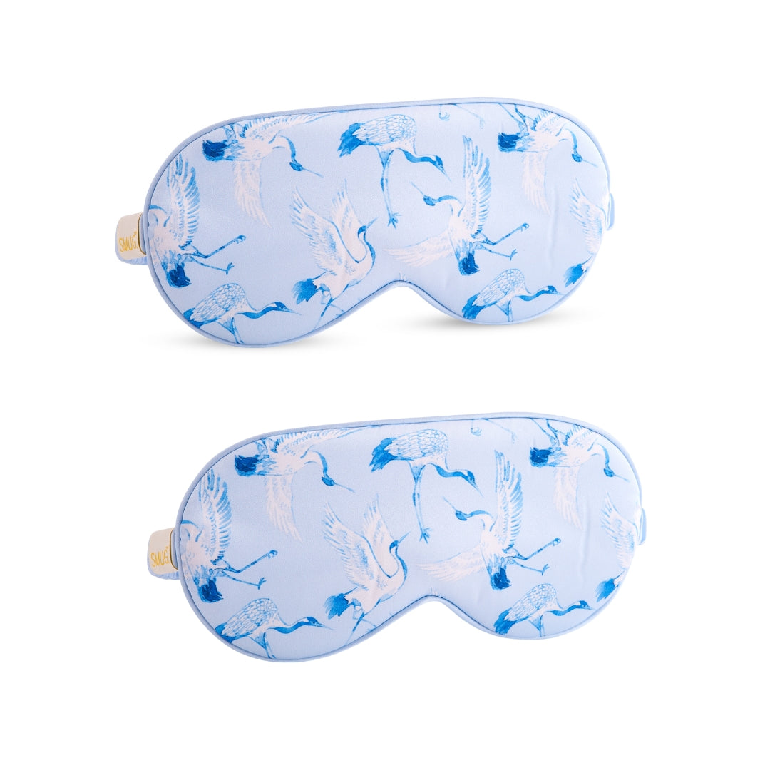 Satin Sleep Mask Twin Pack Sets in Various Designs