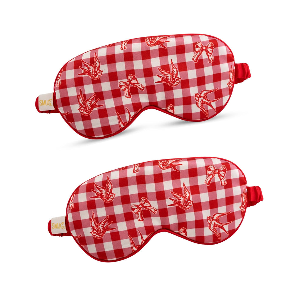 Satin Sleep Mask Twin Pack Sets in Various Designs