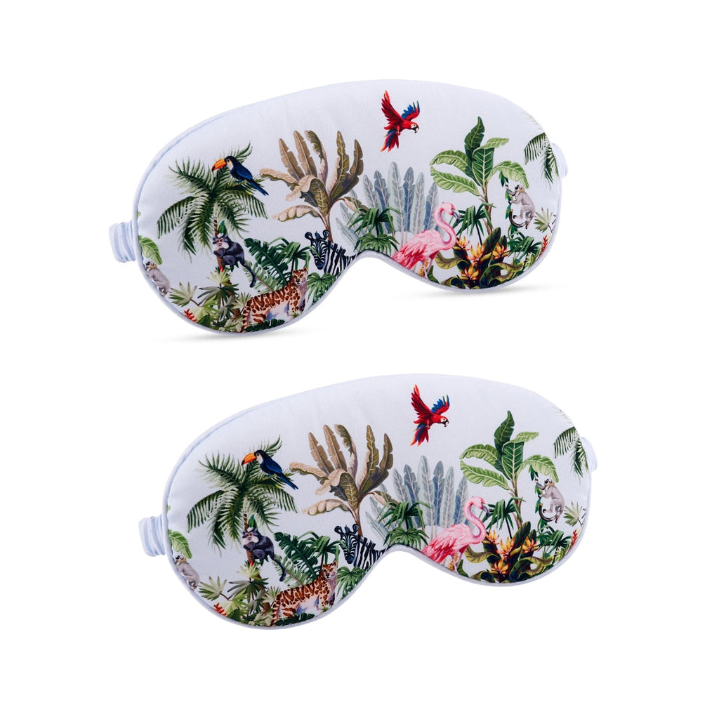 Satin Sleep Mask Twin Pack Sets in Various Designs