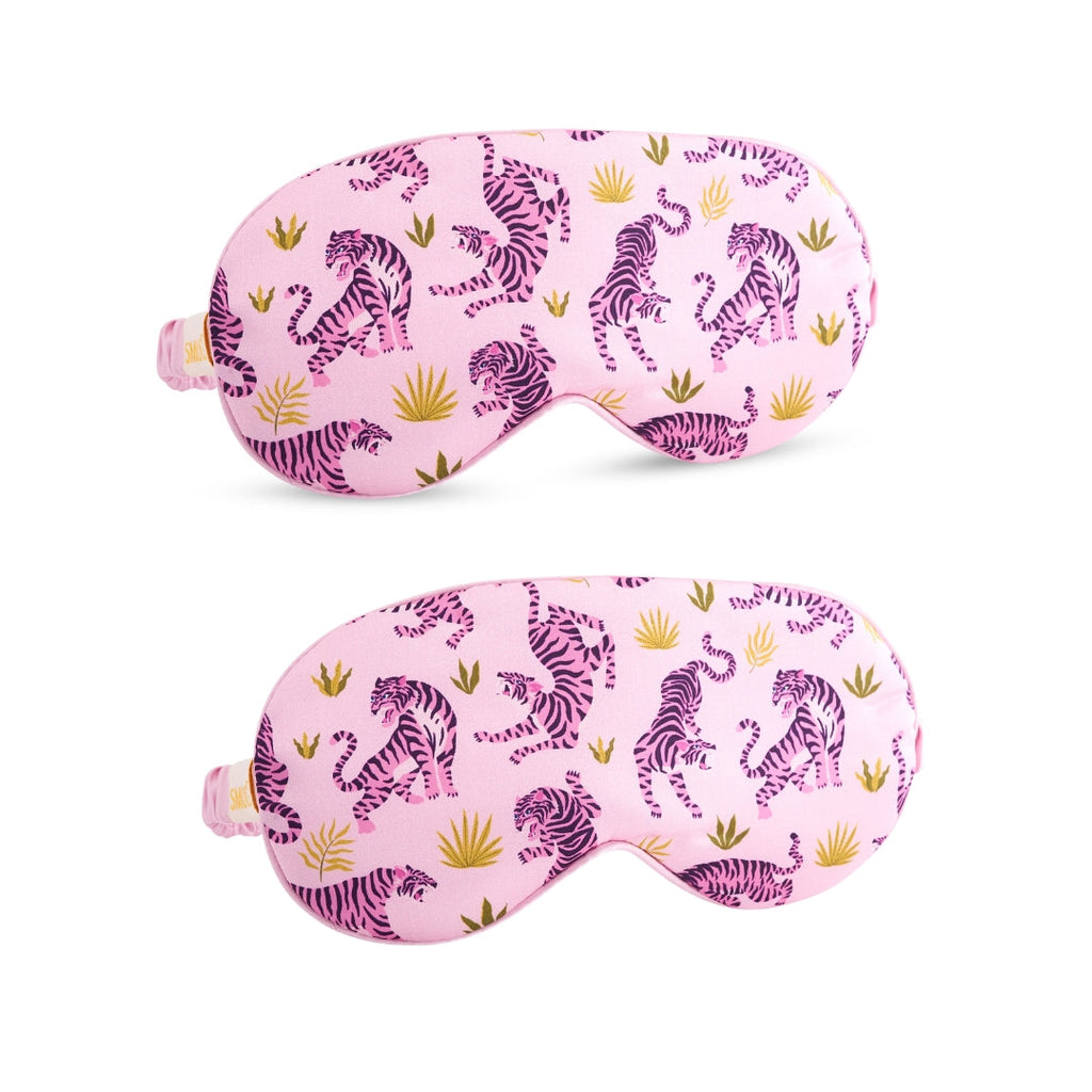 Satin Sleep Mask Twin Pack Sets in Various Designs