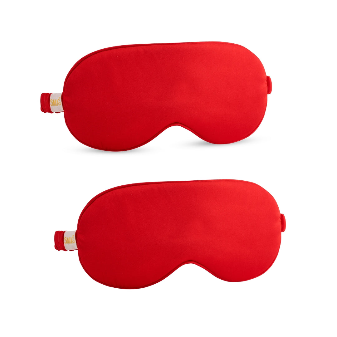 Satin Sleep Mask Twin Pack Sets in Various Designs