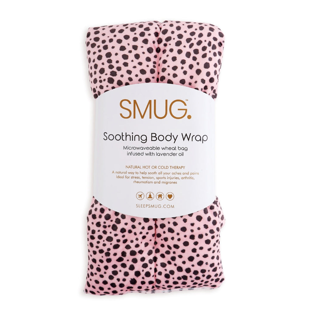 Pink Dalmatian Soothing Body Wrap with Lavender Oil