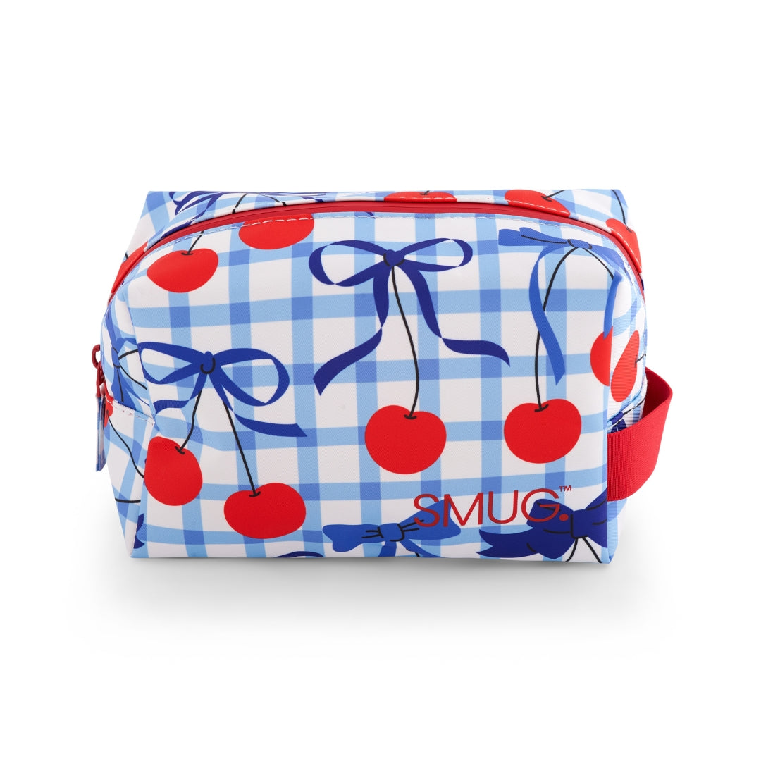 Blue Cherries Toiletry Bag