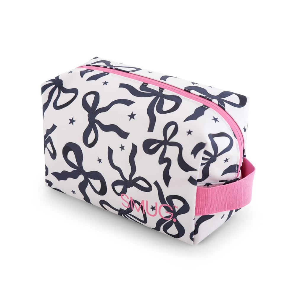 Bows Print Toiletry Bag