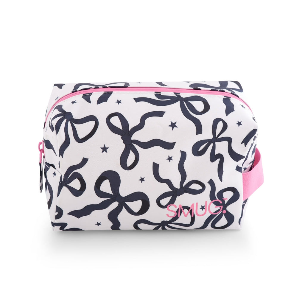Bows Print Toiletry Bag