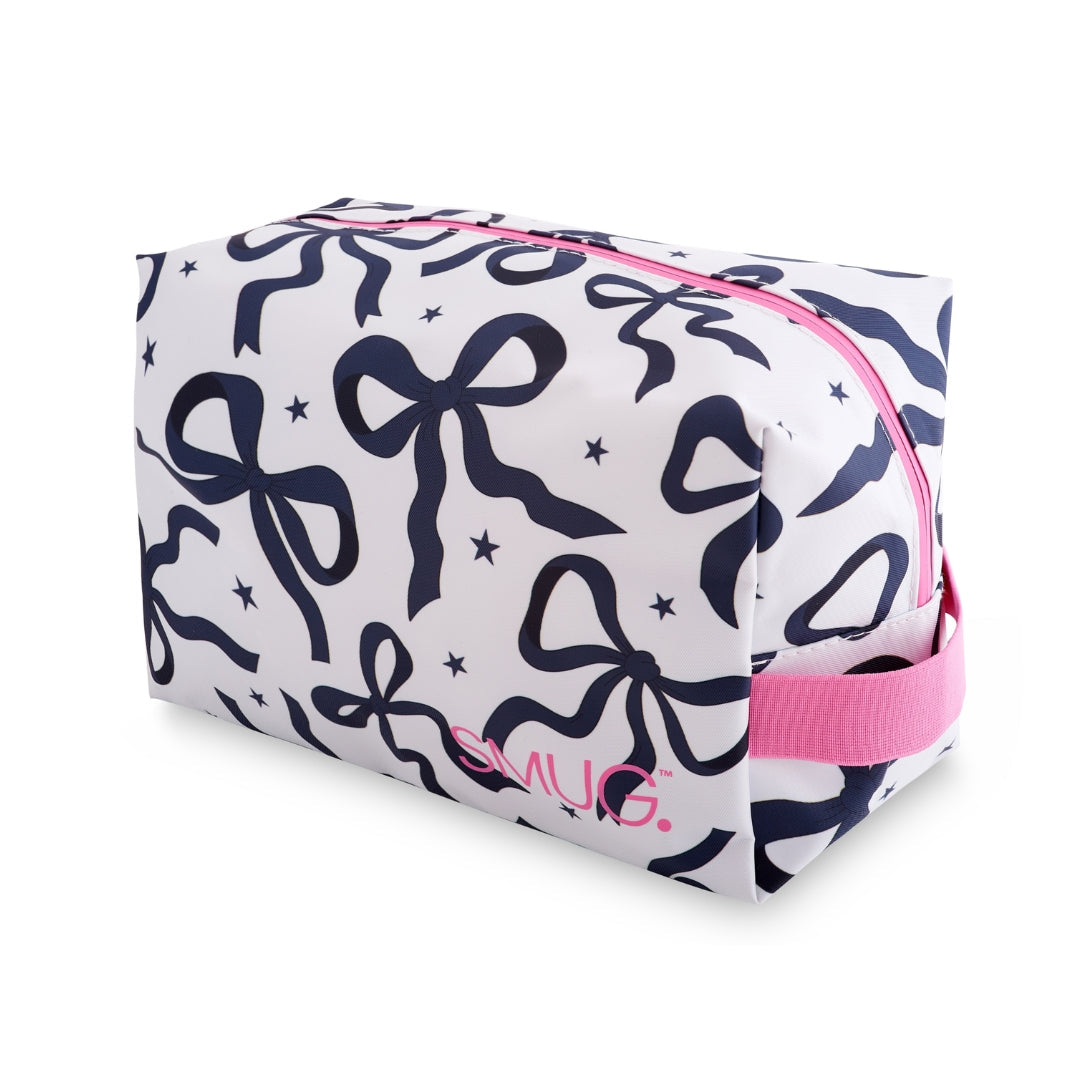 Wash Bag in Bows Print