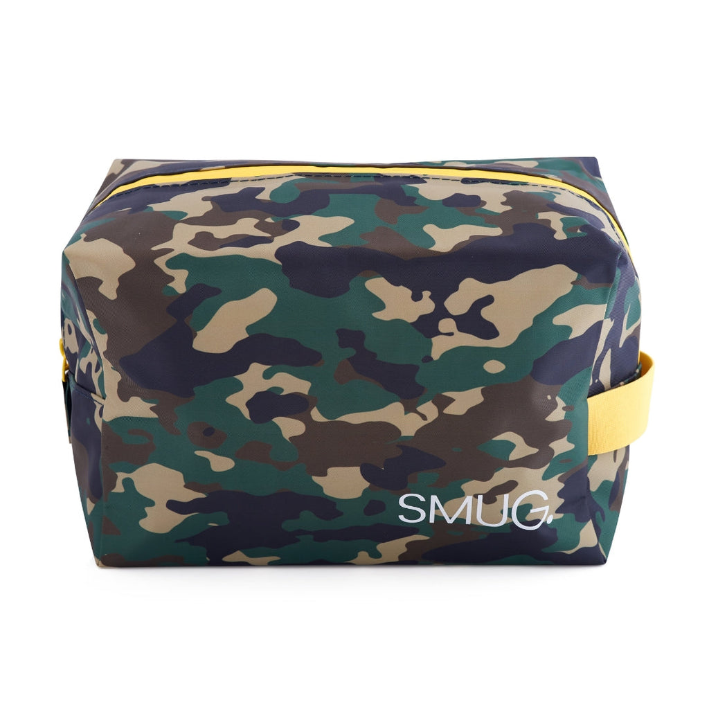 Green Camo Wash Bag