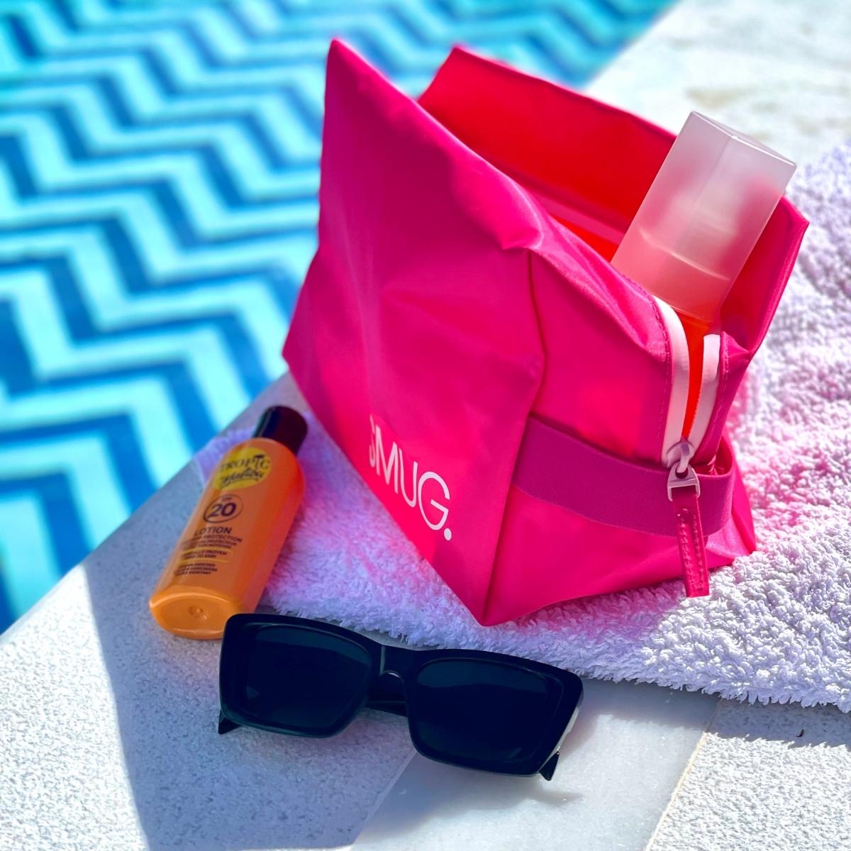 Bright Pink Wash Bag