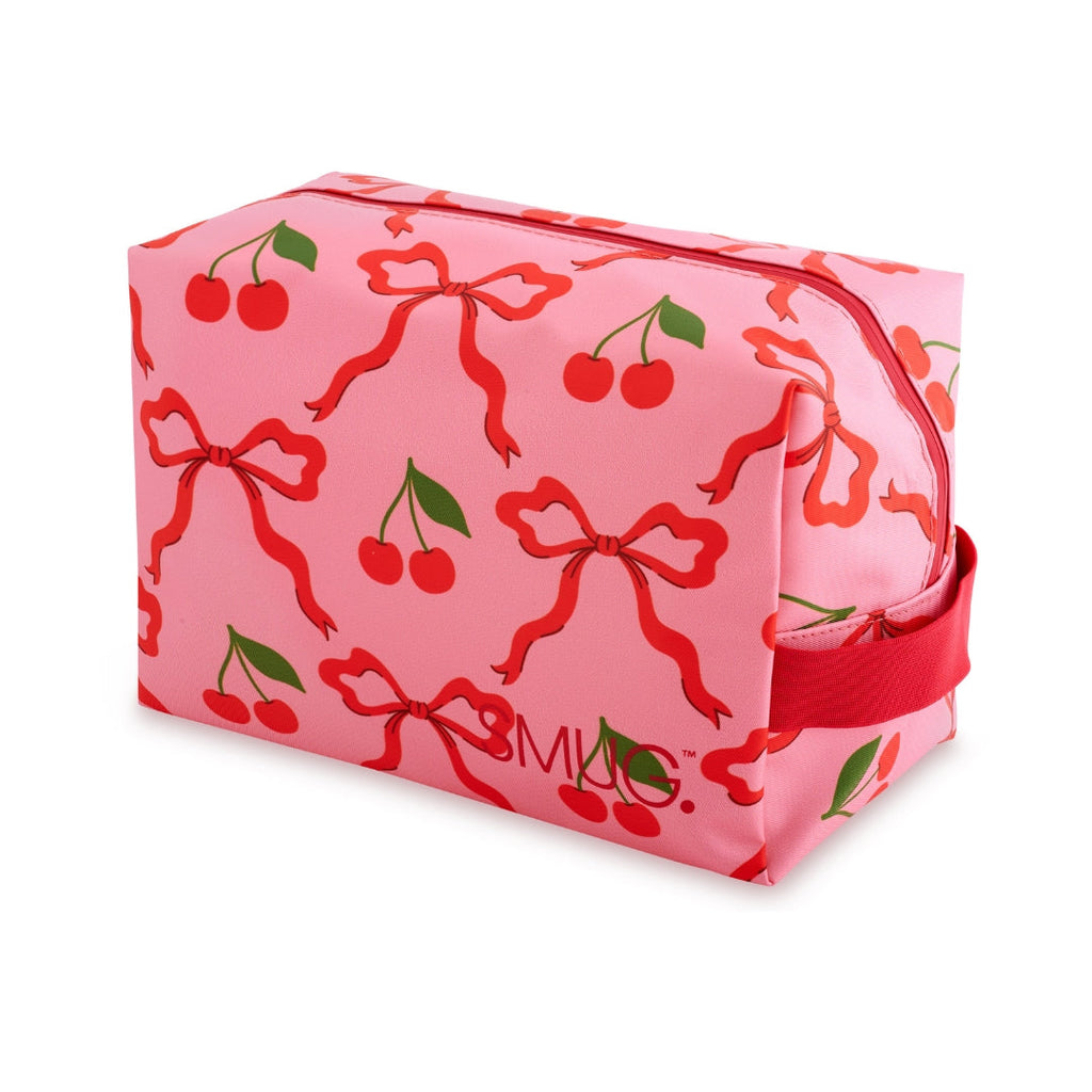 Red Cherries Print Wash Bag