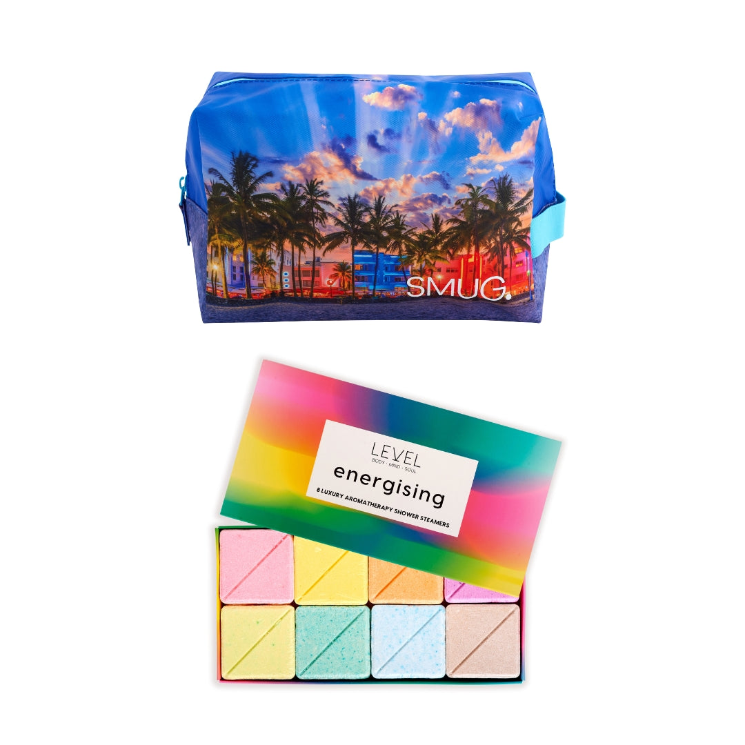 Wake Up Wash Bag Set in Various Prints