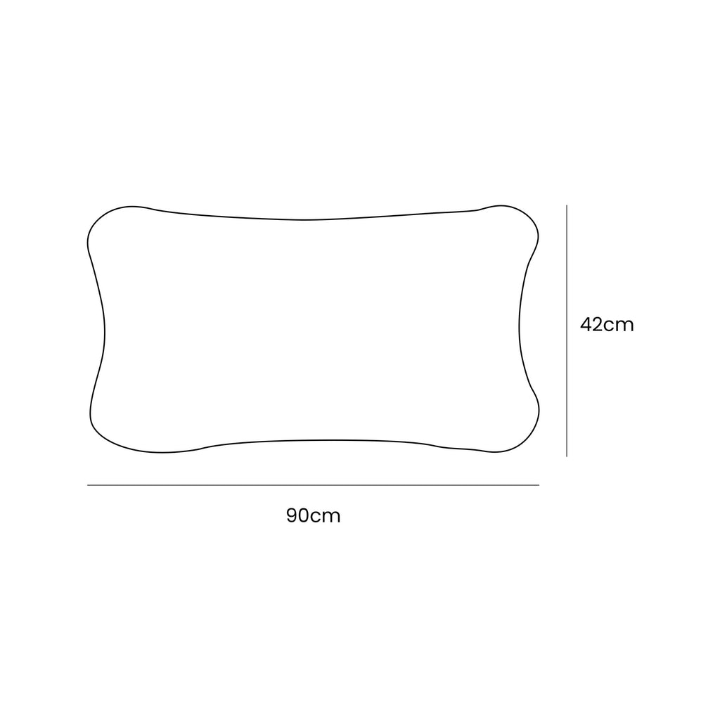 elegant birch plywood kids rocker with grey pillow in a modern nursery setting