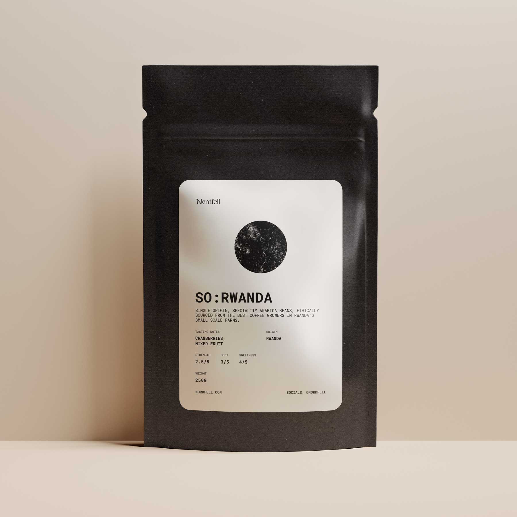 Rwanda Single Origin Arabica Coffee 250g