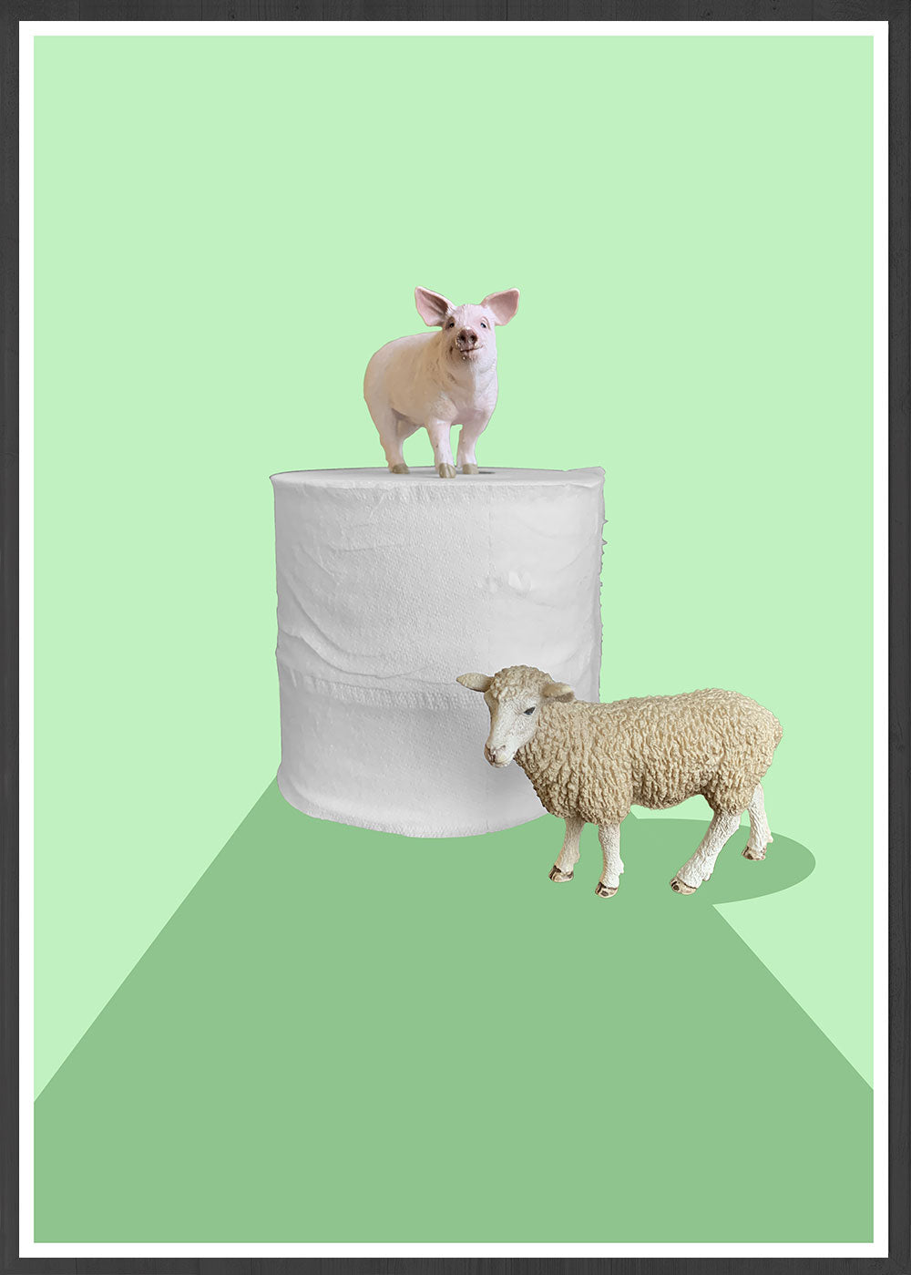 Social Distancing Art Print