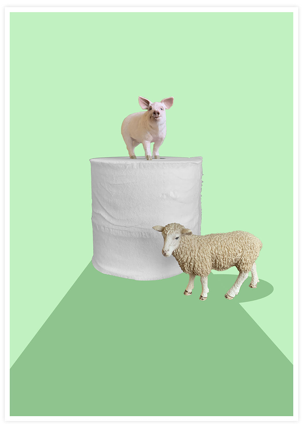 Social Distancing Art Print