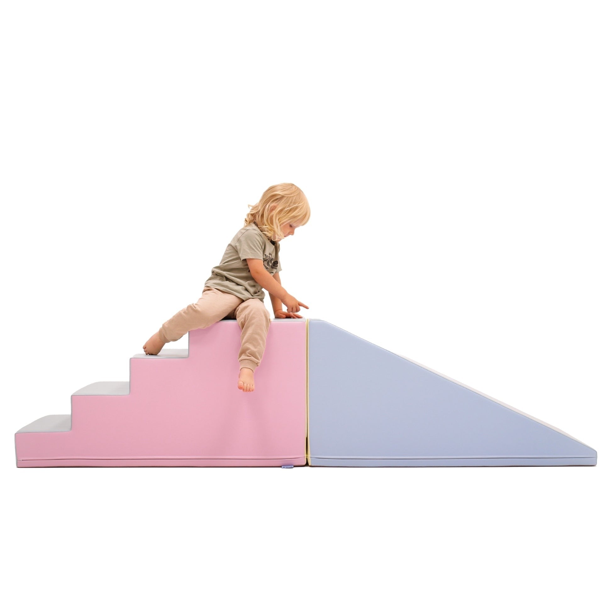 soft iglu step and slide set in a cozy nursery corner with gentle morning light