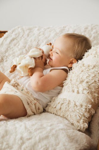 Baby Comforter with Soother Holder