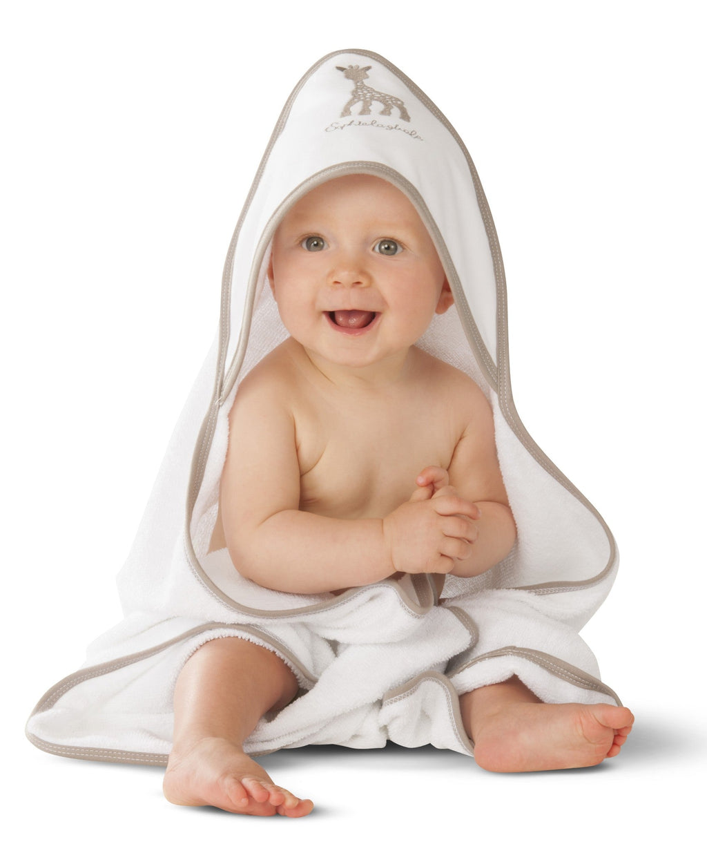 Hooded Baby Bath Towel in Soft Cotton