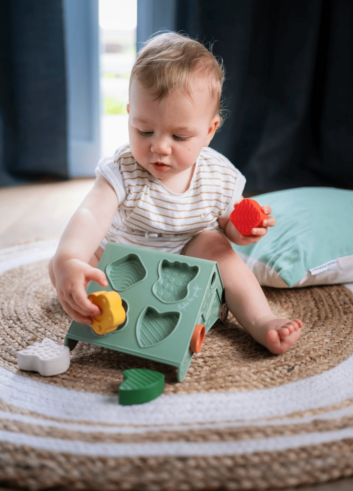 My First Toys to Handle - Balancing Abacus and Shape Sorter Set