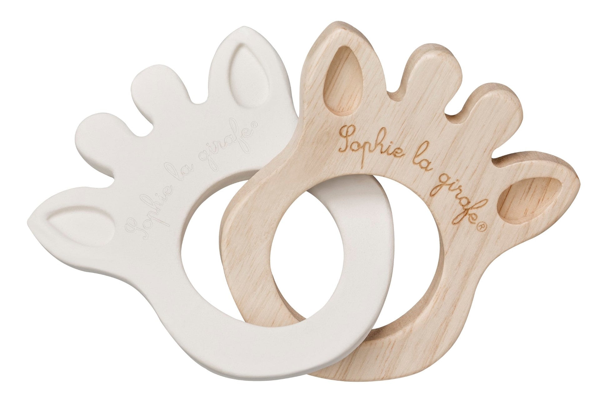 Silhouette Rings Natural Rubber Teething Set