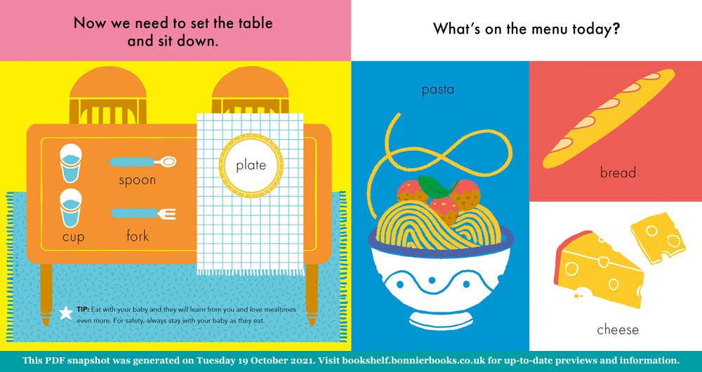 Sophie Has Lunch Board Book with Textured Pages