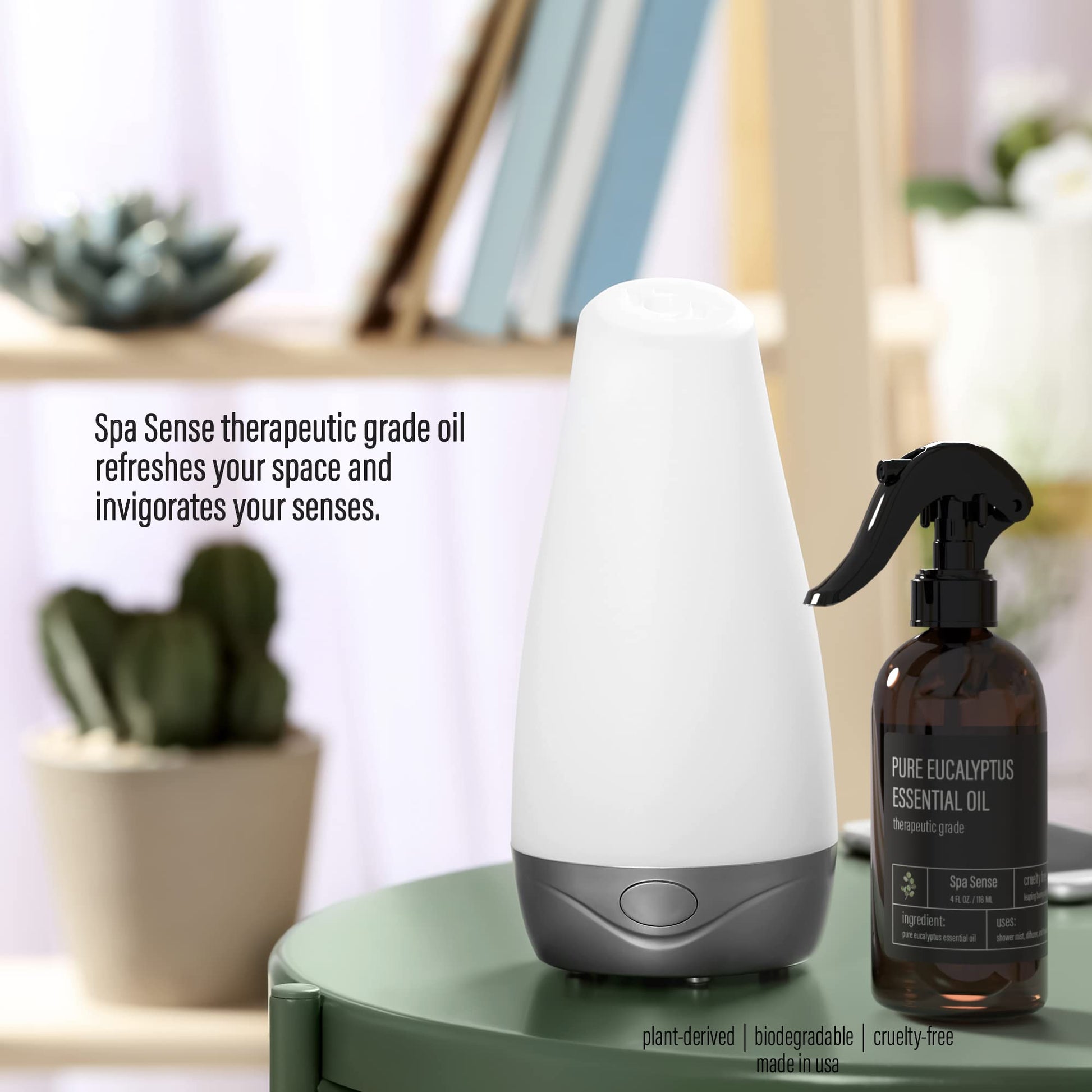 Pure Eucalyptus Oil Shower Mist and Steam Room Spray 4 oz 2 Pack