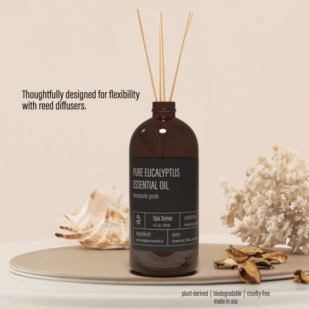 Pure Eucalyptus Oil Shower Mist and Steam Room Spray 4 oz 2 Pack