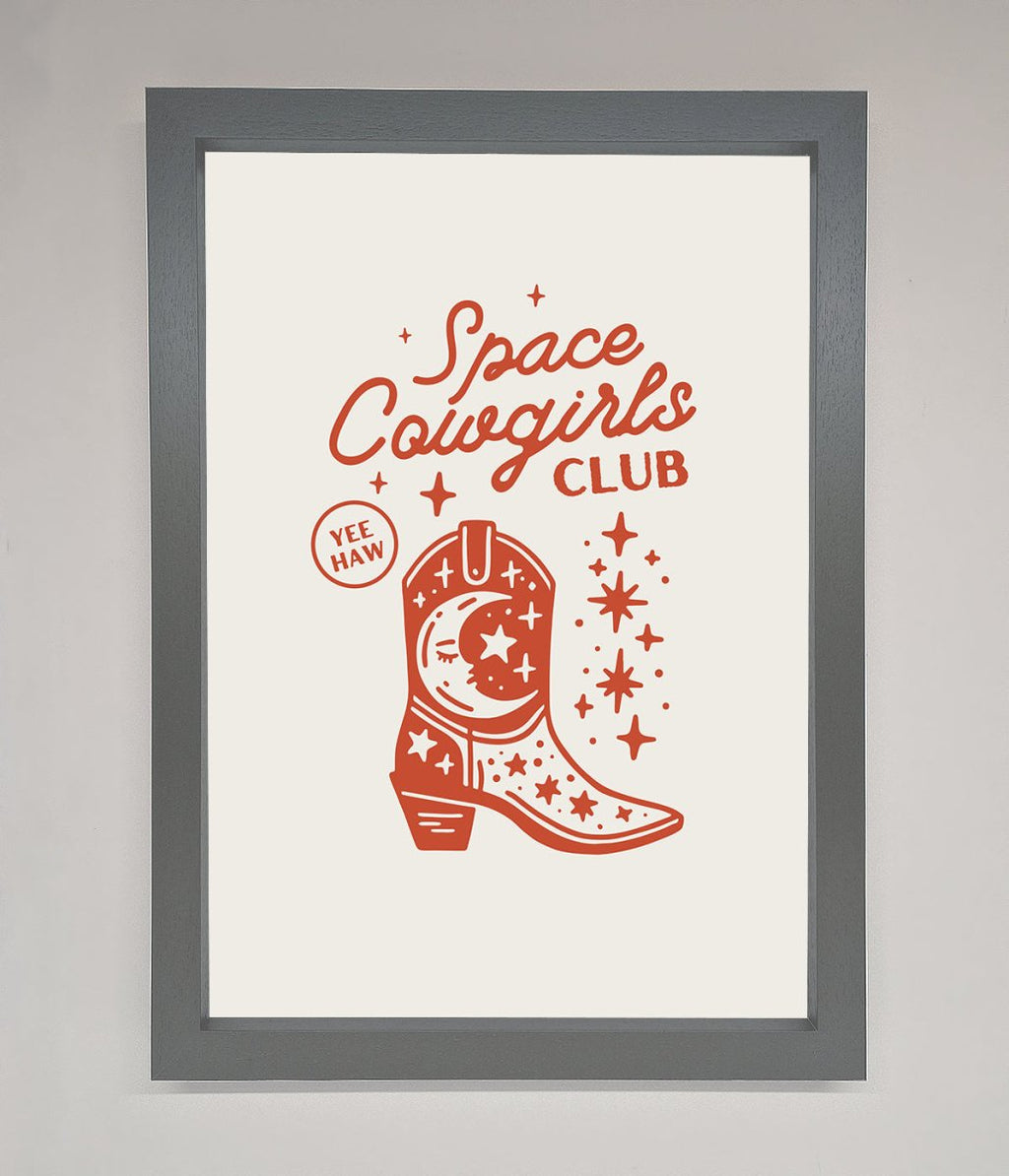 Space Cowgirls Club Framed Wall Art