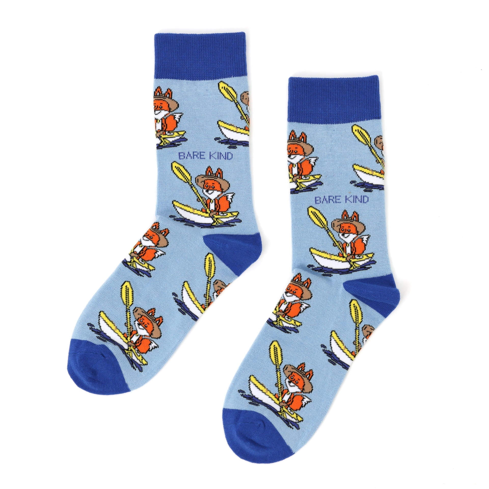Save the Sport Fox Bamboo Socks in Blue