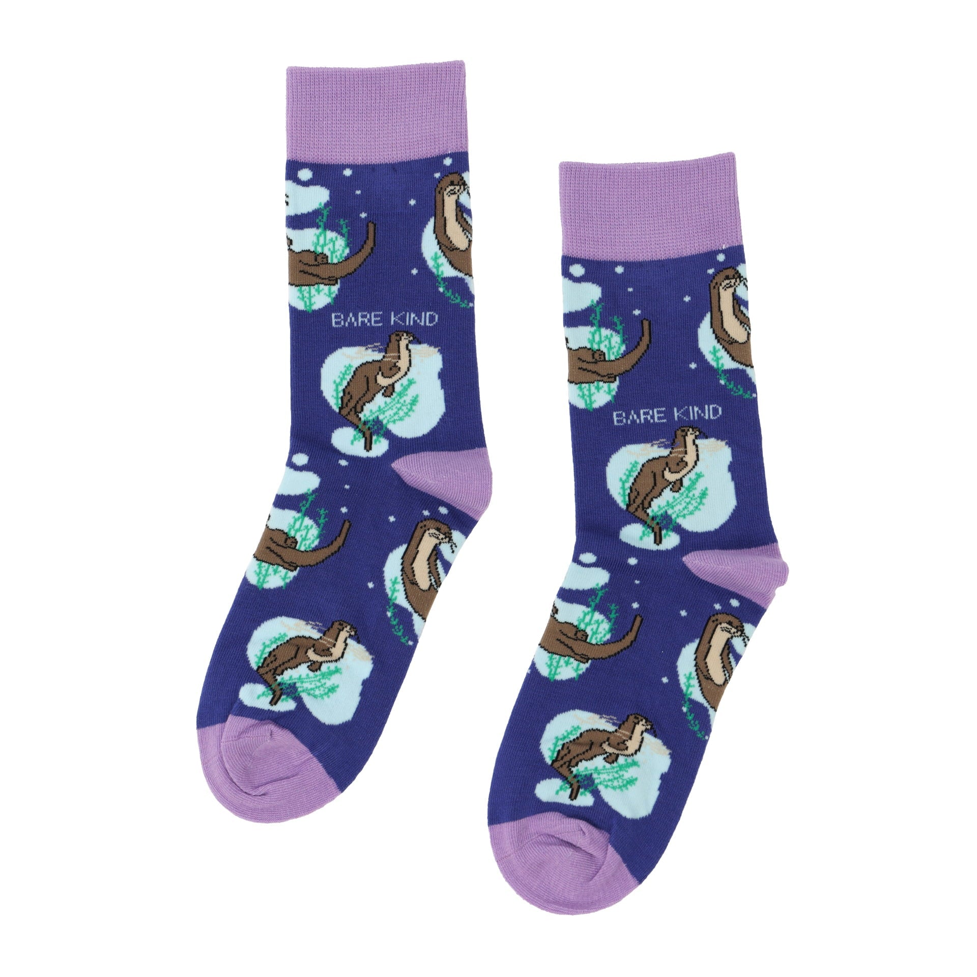 Save the Sport Otters Bamboo Socks in Purple