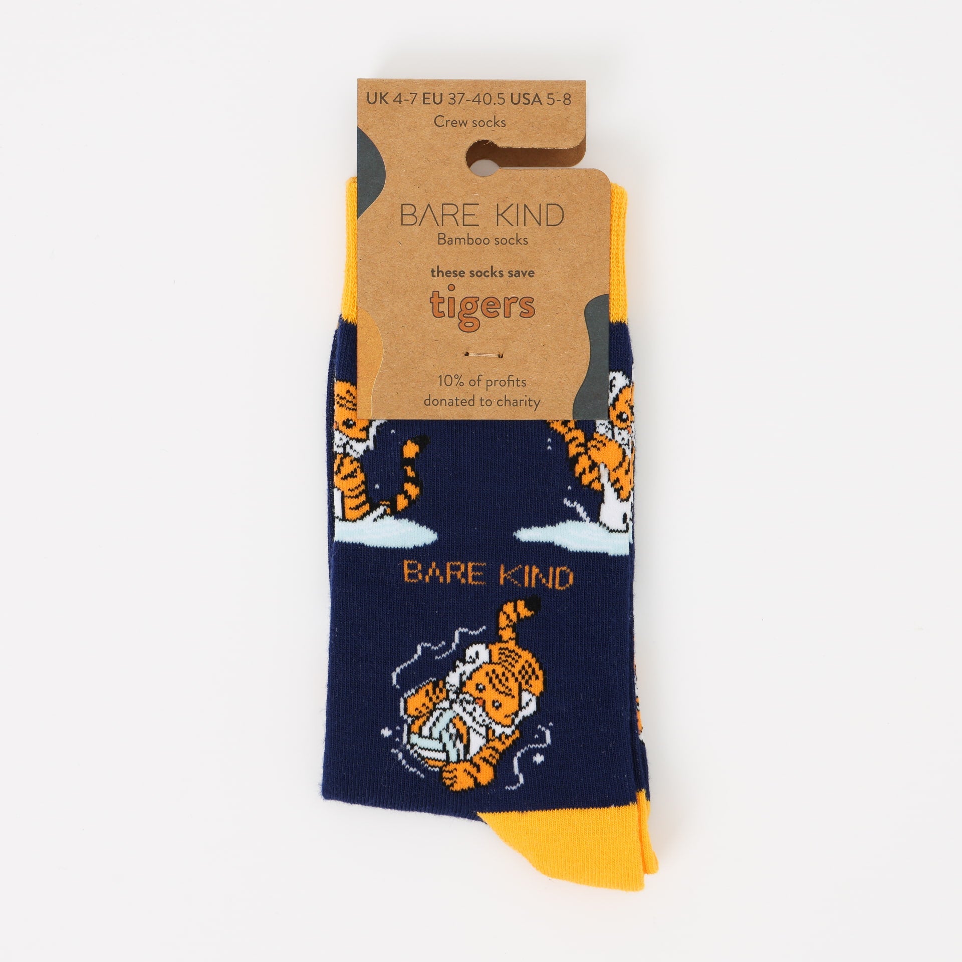 Save the Sport Tiger Bamboo Socks