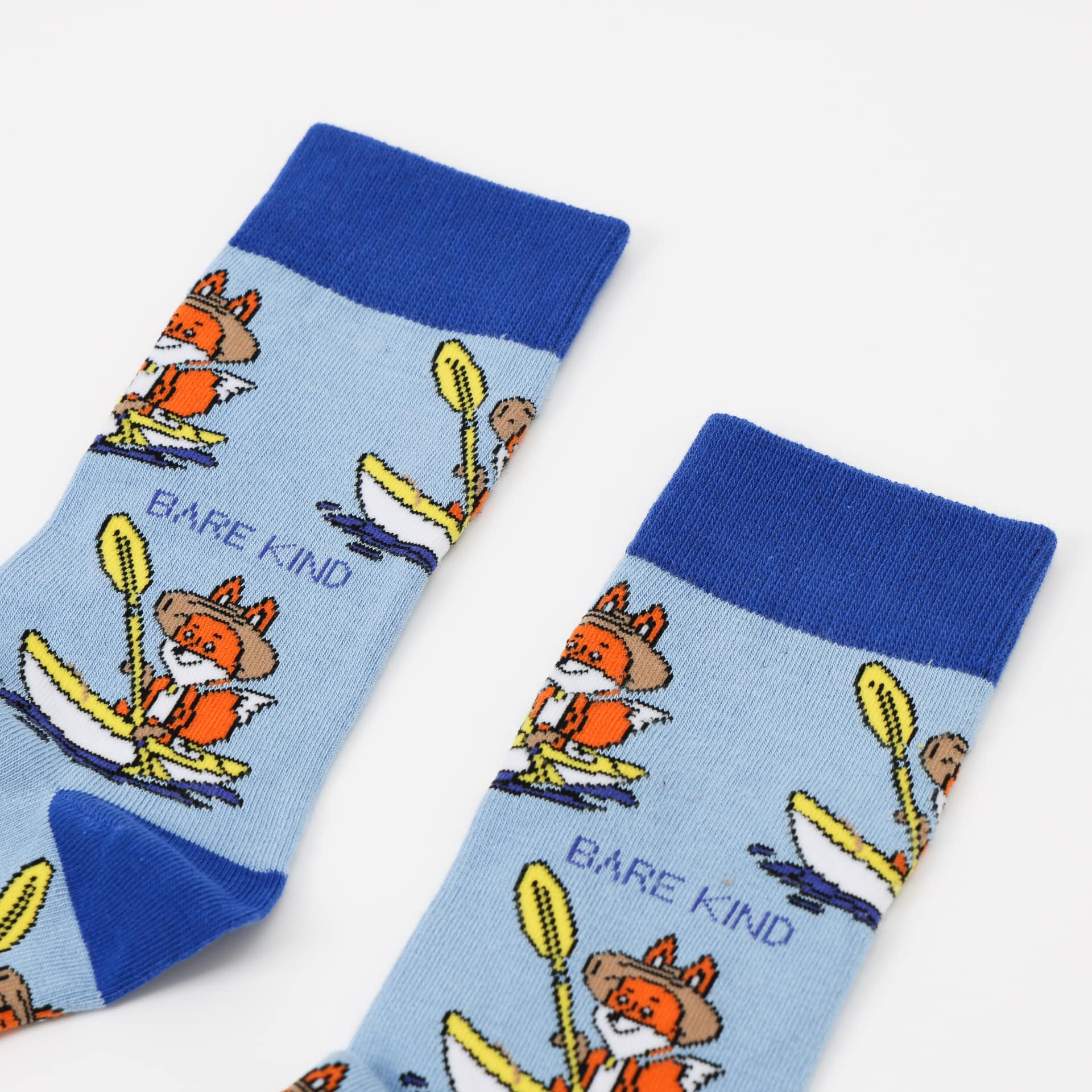 Save the Sport Fox Bamboo Socks in Blue