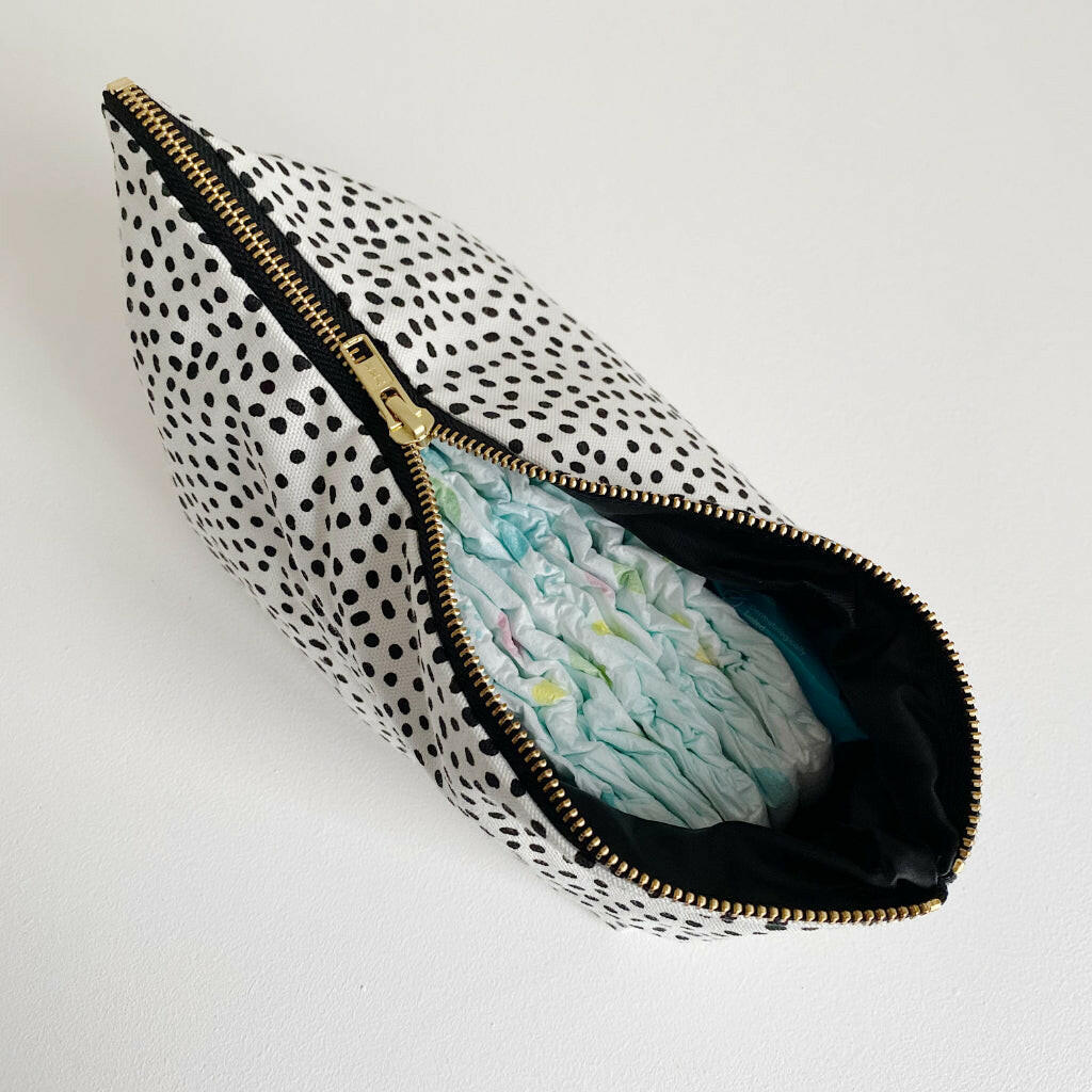 Nappy organiser bag - Dalmatian Print